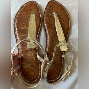 Sam Edelman Gold “Gigi” Sandal